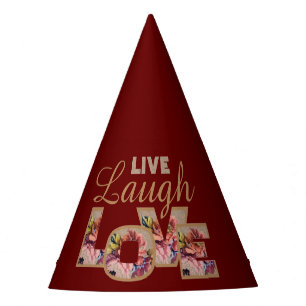 Chapeaux De Fêtes Vivant, rire, amour
