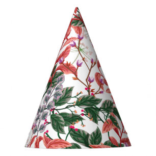 Chapeaux De Fêtes Vivid Botanique Floral Feuilles