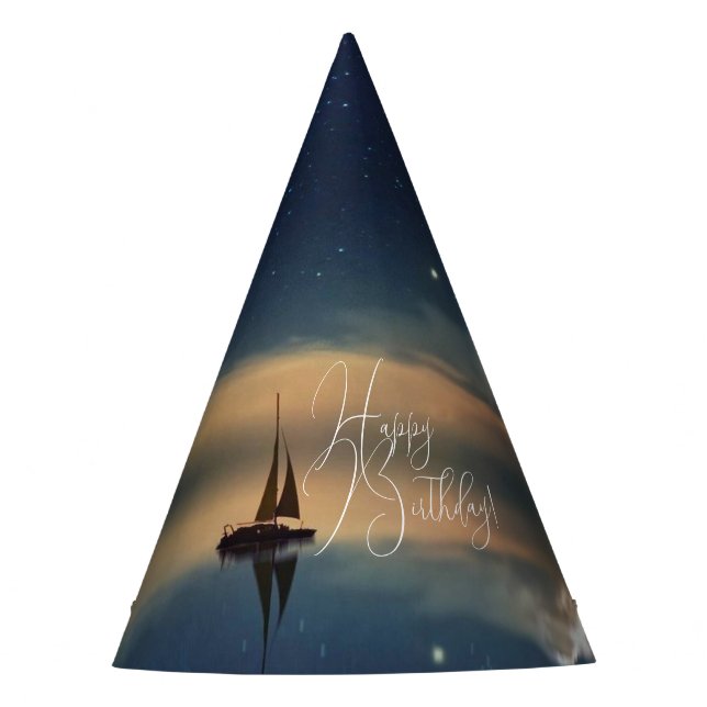 Chapeaux De Fêtes Voile vers les nuages (Devant)