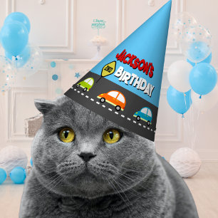 Chapeaux De Fêtes Voitures de course Boy Fête d'anniversaire