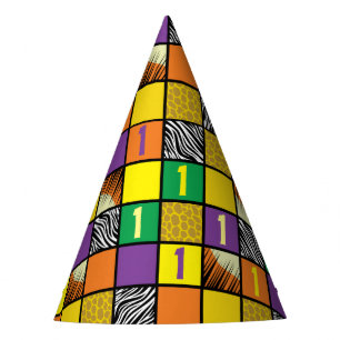 Chapeaux De Fêtes Wild One 1er anniversaire fête enfants Safari