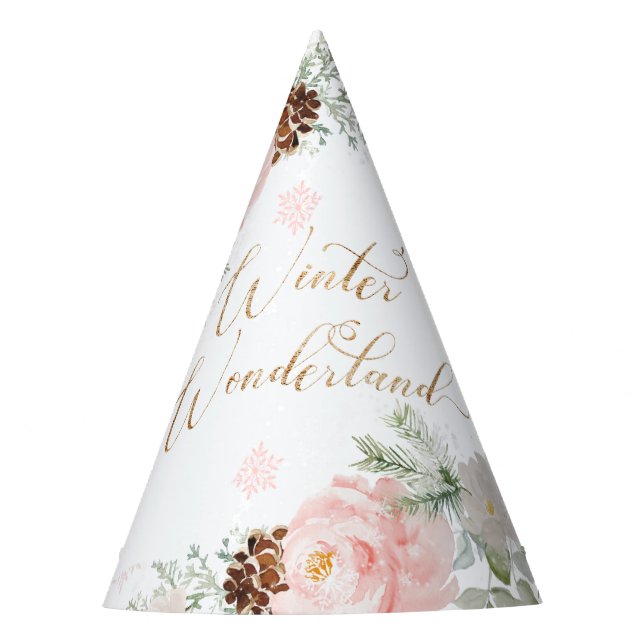 Chapeaux De Fêtes Winter merveilleuse rose pâle fille anniversaire (Devant)