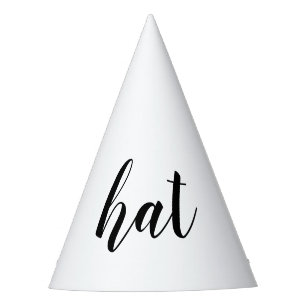 Chapeaux De Fêtes Word littéral Funny personnalisable