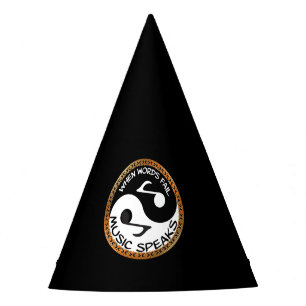 Chapeaux De Fêtes Yin Yang avec des mots de musique