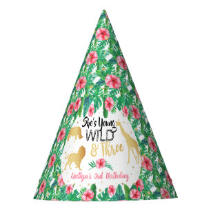 Chapeaux De Fêtes Young Wild & Three Girls Troisième anniversaire