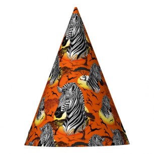 Chapeaux De Fêtes Zebra African Savanna Wild Animal