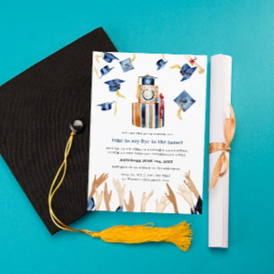 Chapeaux de remise des diplômes Invitation à la