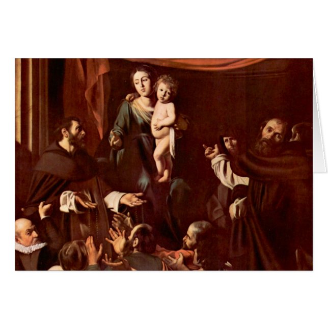 Chapelet Madonna par Caravaggio (Devant horizontal)
