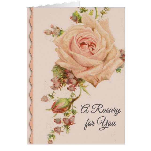 Chapelet saint avec la prière rose (Devant)