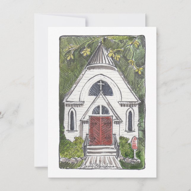 Chapelle du bon berger Chautauqua carte plat (Devant)