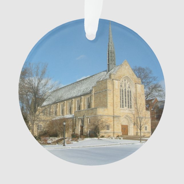 Chapelle Harbison en hiver au Grove City College (devant)