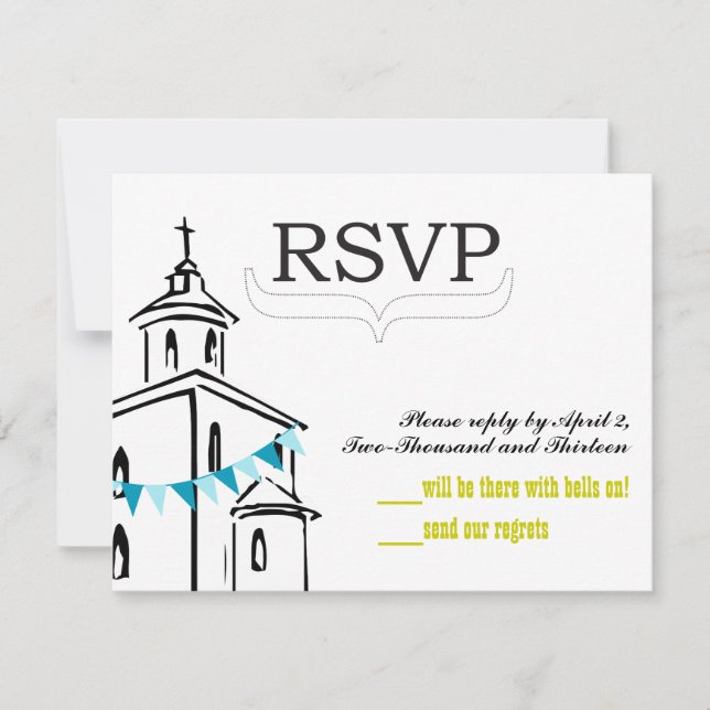 Chapelle RSVP-size pour les enveloppes RSVP (Devant)