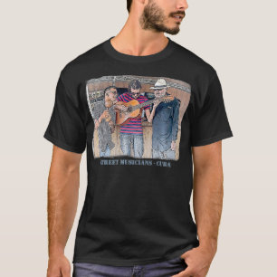 Chaplain Russ Joins Street Musicians Cuba Premium T-Shirt