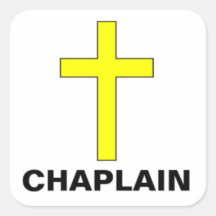 Chaplain Vehicle Decal Quadratischer Aufkleber