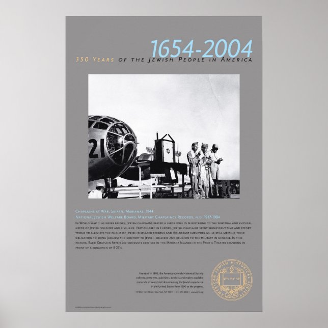 Chaplains at War, Saipan, Marianas, 1944 Poster (Vorne)