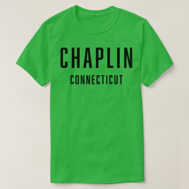 Chaplin Connecticut TShirt (Design vorne)