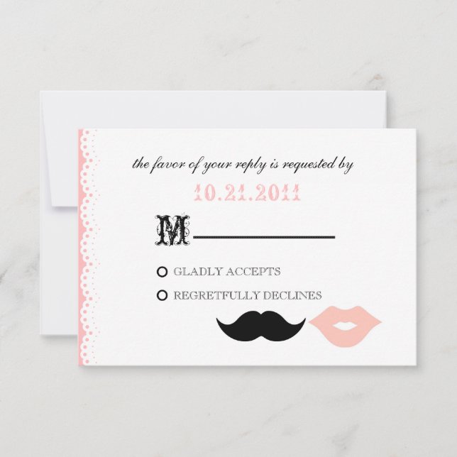 CHAPLIN - PRIMROSE RSVP KARTE (Vorderseite)