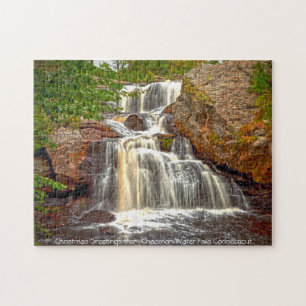 Chapman Wasserfall Connecticut. Jigsaw Puzzle