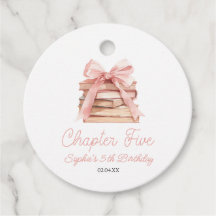Chapter Five Pink Bow Books 5th Birthday Party