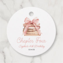 Chapter Four Pink Bow Books 4th Birthday Party