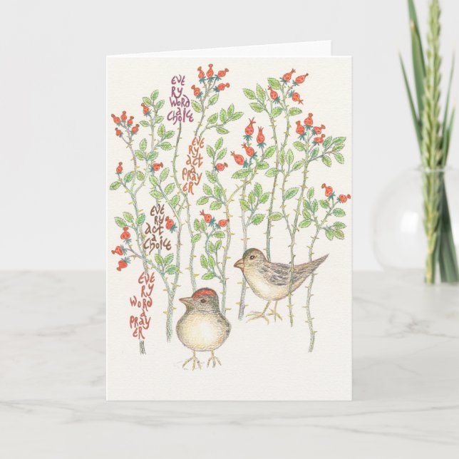 Chaque carte pour notes de mot (Devant)