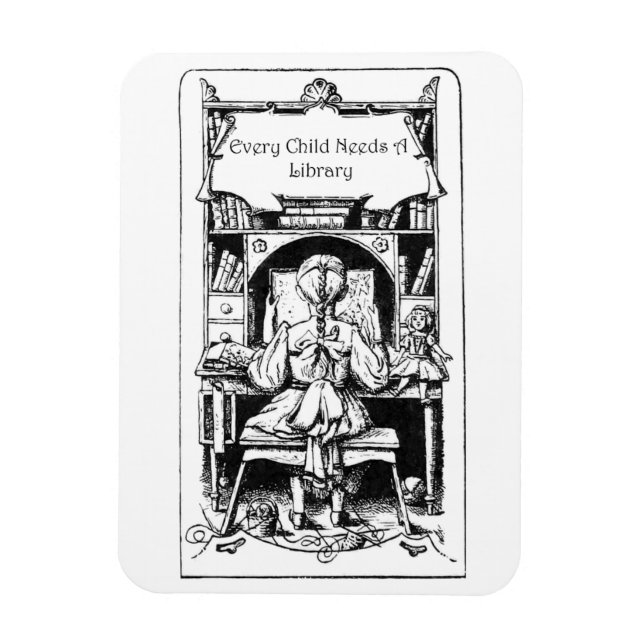 Chaque Enfant A Besoin D'Un Magnet De Bibliothèque (Vertical)