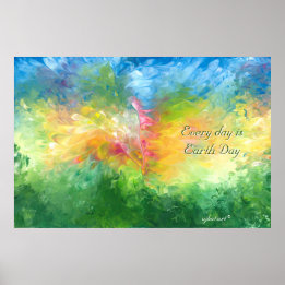 Chaque jour est une affiche de Jour des terres