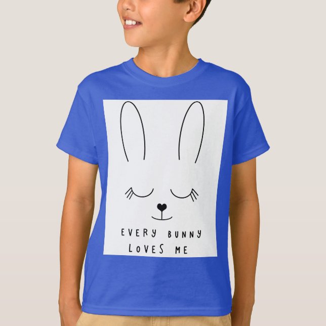 Chaque Lapin M'Aime Jeune T-shirt (Devant)