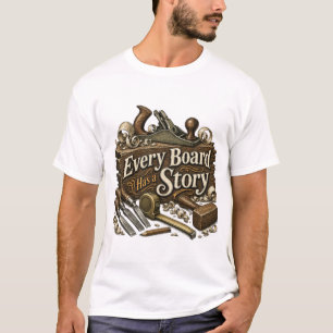 Chaque Planche a une Histoire T-Shirt pour Travail
