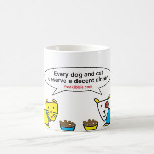 "Chaque tasse de chien et de chat"