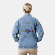 Chaqueta de Jeans Venezuela – Diseño Patriótico 