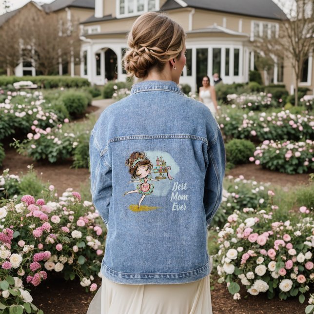 Chaqueta vaquera para mamá jeansjacke (Hochzeit Rückseite)