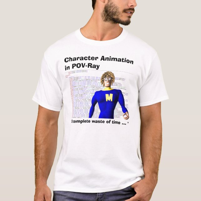 Charakter-Animation im POV-Strahl         ,… T-Shirt (Vorderseite)