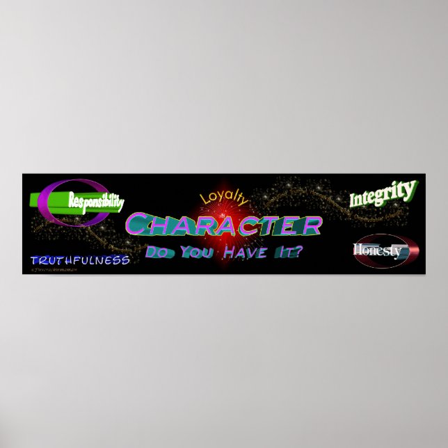 Charakter hast du es? poster (Vorne)