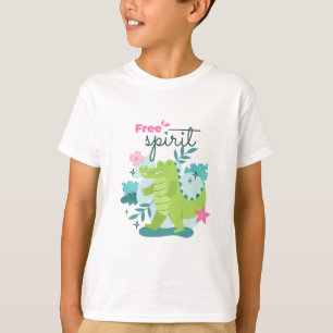 Charakter Krokodile Natur Freiheit T-Shirt