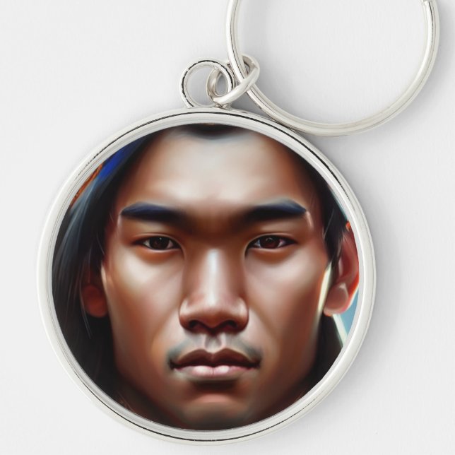 CHARAKTER NATIVE MÄNNER SCHLÜSSELANHÄNGER (Vorne)