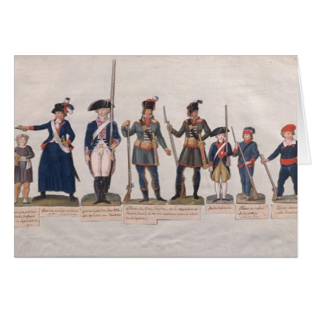 Charaktere der Französischen Revolution (Vorderseite (Horizontal))