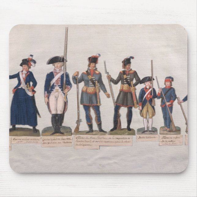 Charaktere der Französischen Revolution Mousepad (Vorne)