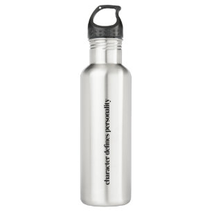 Charakterflasche Wasser Edelstahlflasche