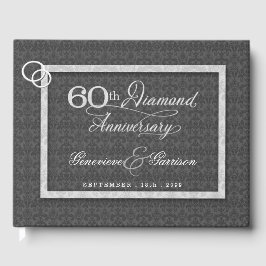 Charcoal 60. Diamond Jubiläum mit Foto Gästebuch