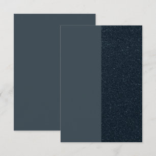 Charcoal Divide RSVP - Elegant Contrast Card