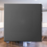 Charcoal Gray Solid Color | Klassisches Elegant Fliese<br><div class="desc">Charcoal Gray Solid Color | Classic | elegant | Trendy | Stilvoll | Geschenk</div>