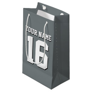 Charcoal Gray Sports Jersey Team Jersey Kleine Geschenktüte