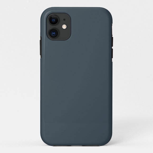 Charcoal Gray Tough iPhone 11 Fall Case-Mate iPhone Hülle (Rückseite)