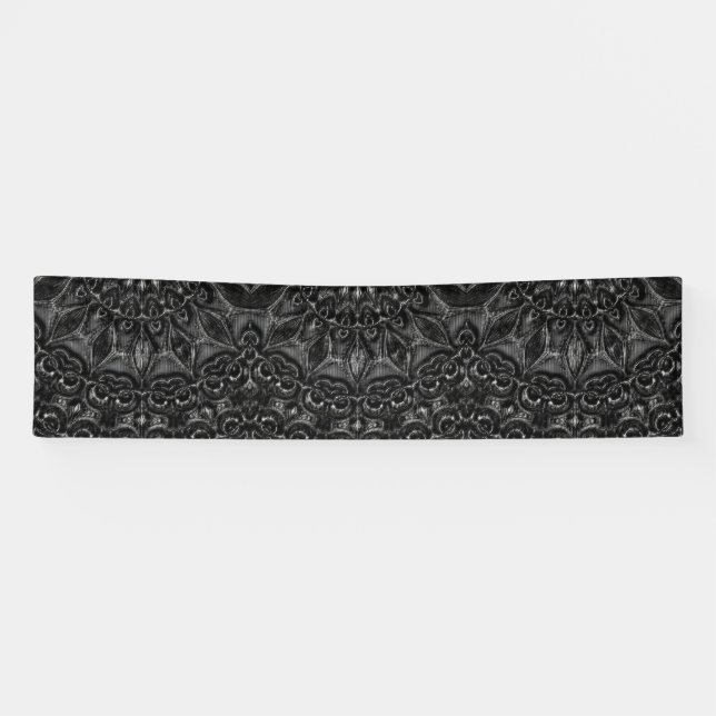 Charcoal Mandala Banner (Horizontal)