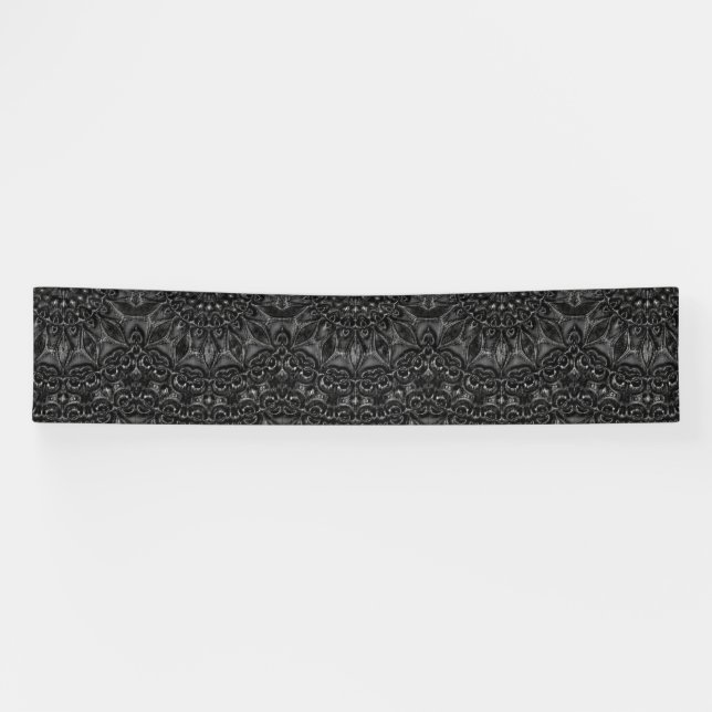 Charcoal Mandala Banner (Horizontal)