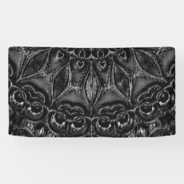 Charcoal Mandala Banner (Horizontal)