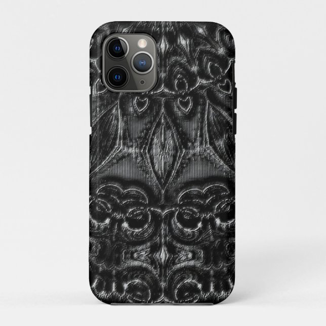 Charcoal Mandala Case-Mate iPhone Hülle (Rückseite)