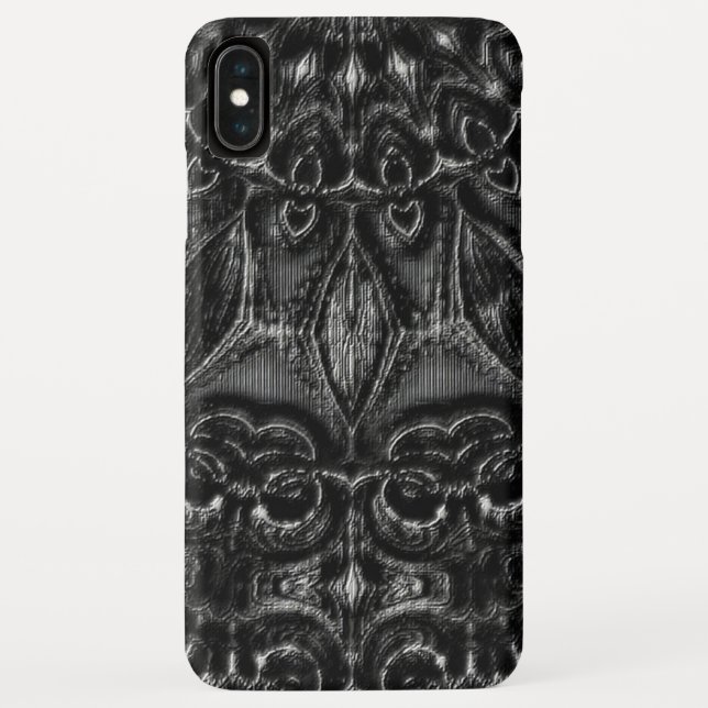 Charcoal Mandala Case-Mate iPhone Hülle (Rückseite)