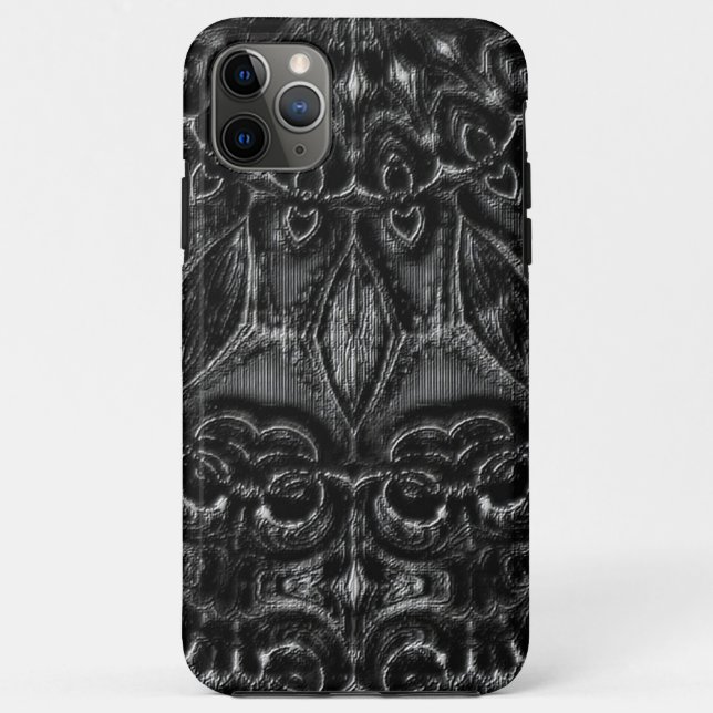 Charcoal Mandala Case-Mate iPhone Hülle (Rückseite)